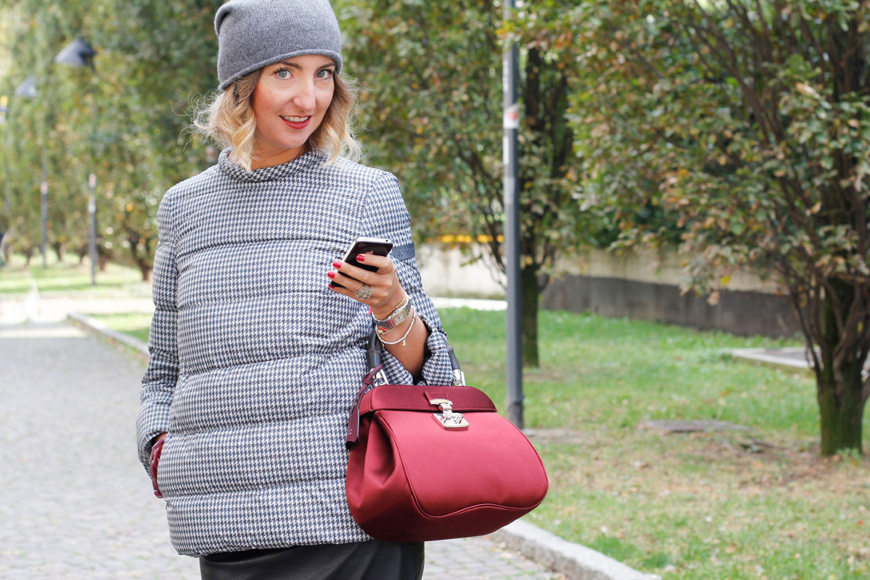 Elena Braghieri e il nuovo duvet di Peuterey