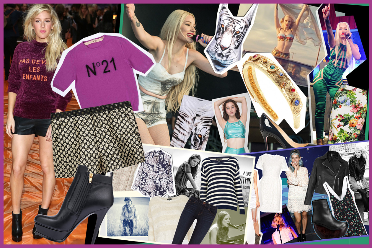 Look delle cantanti: scopri il look di Ellie Goulding, Iggy Azalea e le altre