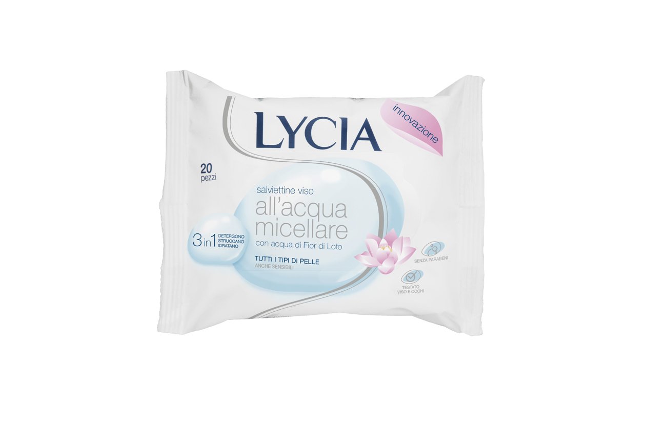 lycia salviette acqua micellare