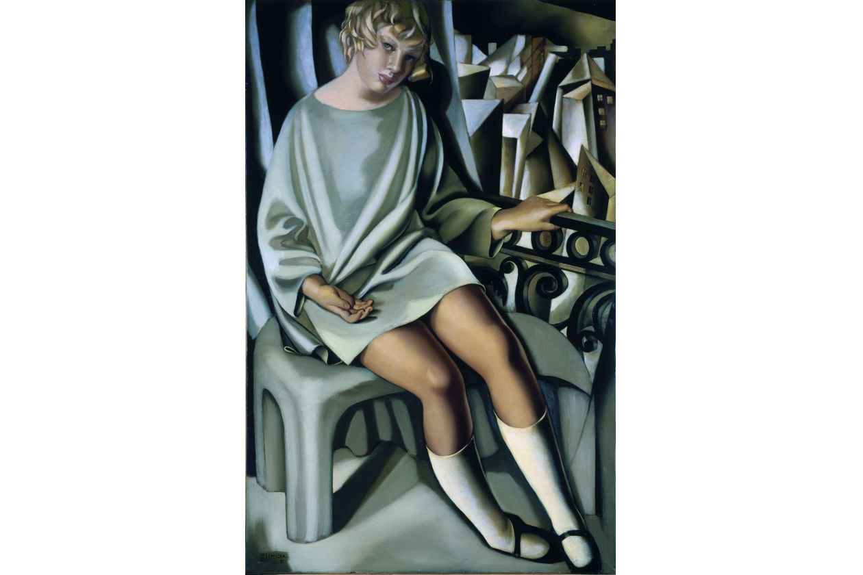 tamara de lempicka; palazzo reale; il volto del novecento; kizette al balcone