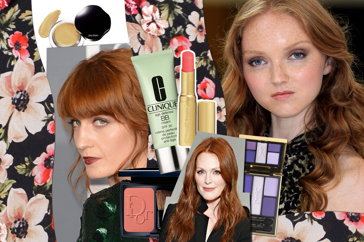 Beauty make up redhead Cover collage