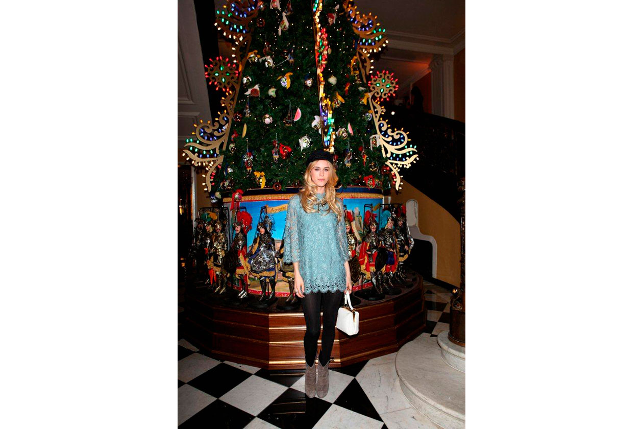 Claridge’s Christmas Tree By Dolce & Gabbana MARY CHARTERIS