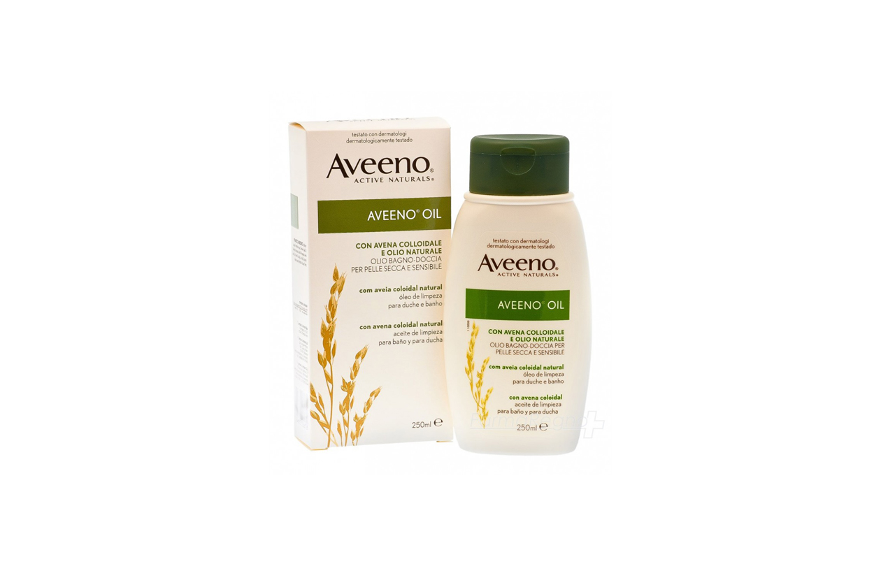 aveeno oil olio bagno doccia