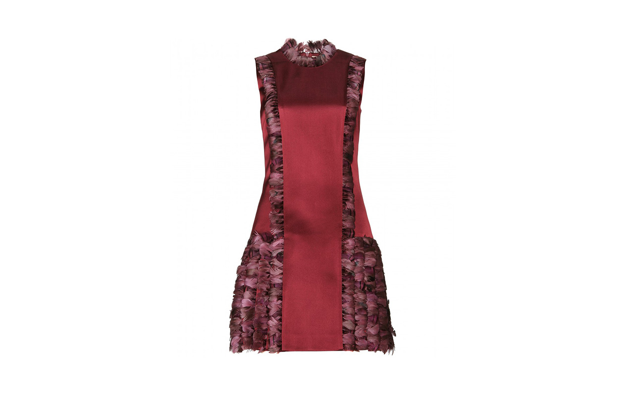 FASHION November Red Christopher Kane abito