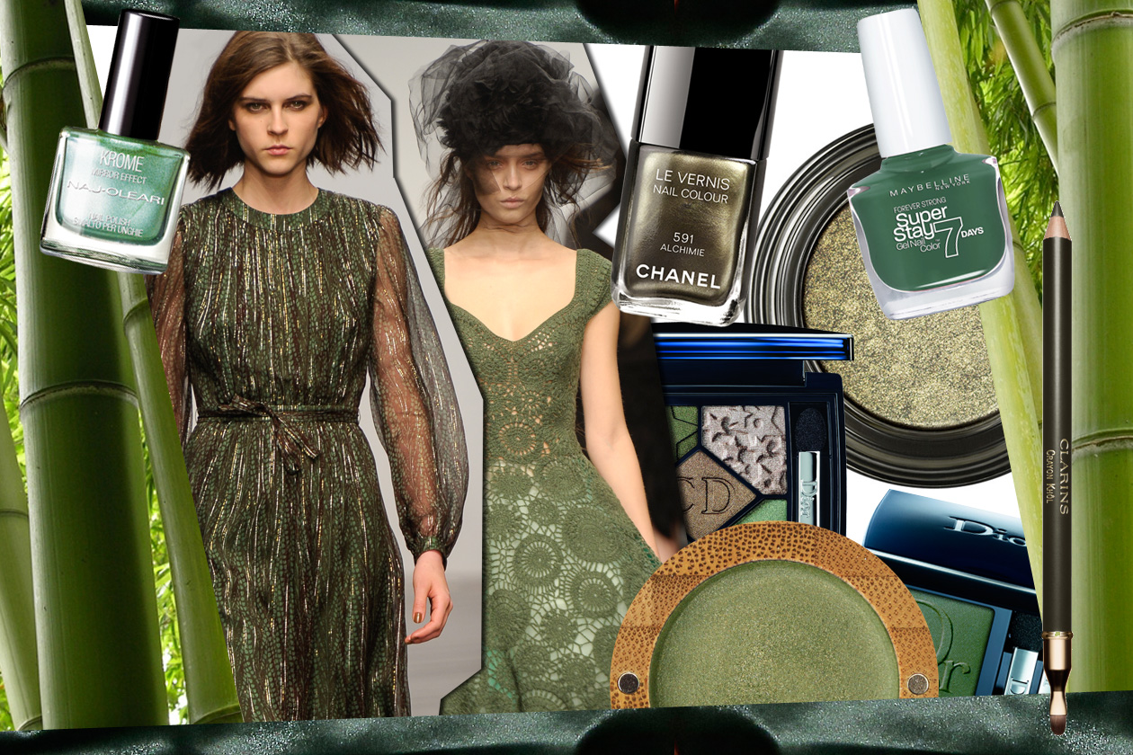 Make up verde bosco: i colori della foresta nel beauty case