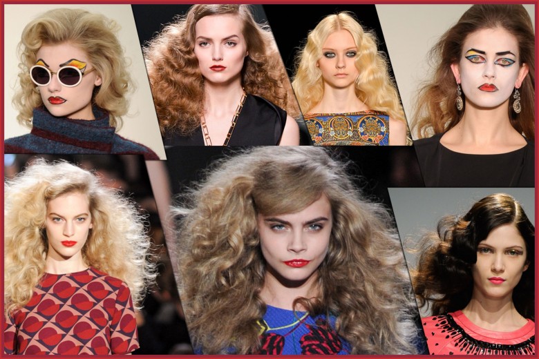 Tendenze capelli A/I 2013: dai ricci alle cotonature i capelli devono essere a tutto volume