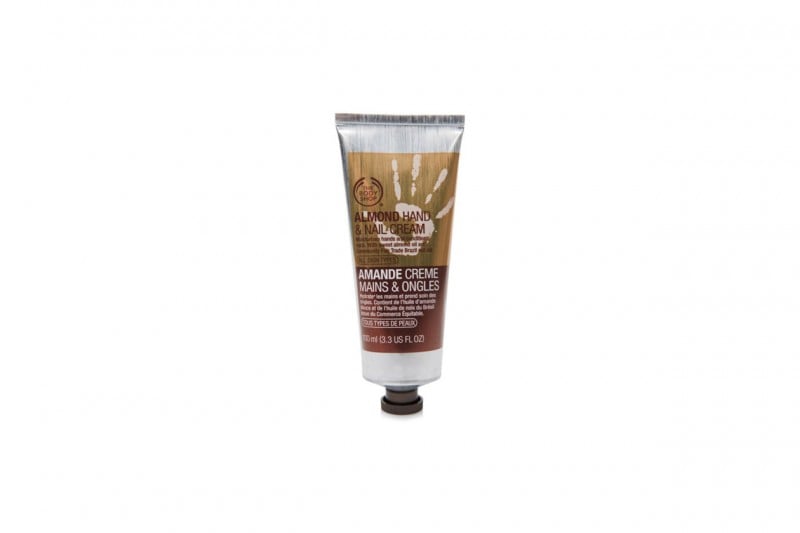 the body shop almond hand nail cream