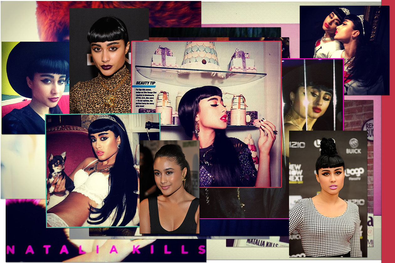 Dall’eyeliner al rossetto dark o pink: i migliori beauty look di Natalia Kills secondo Grazia.IT