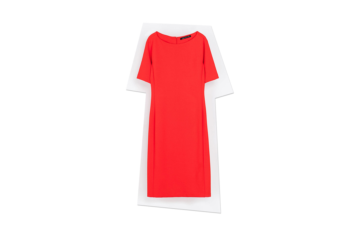 Fashion Just a red dress zara