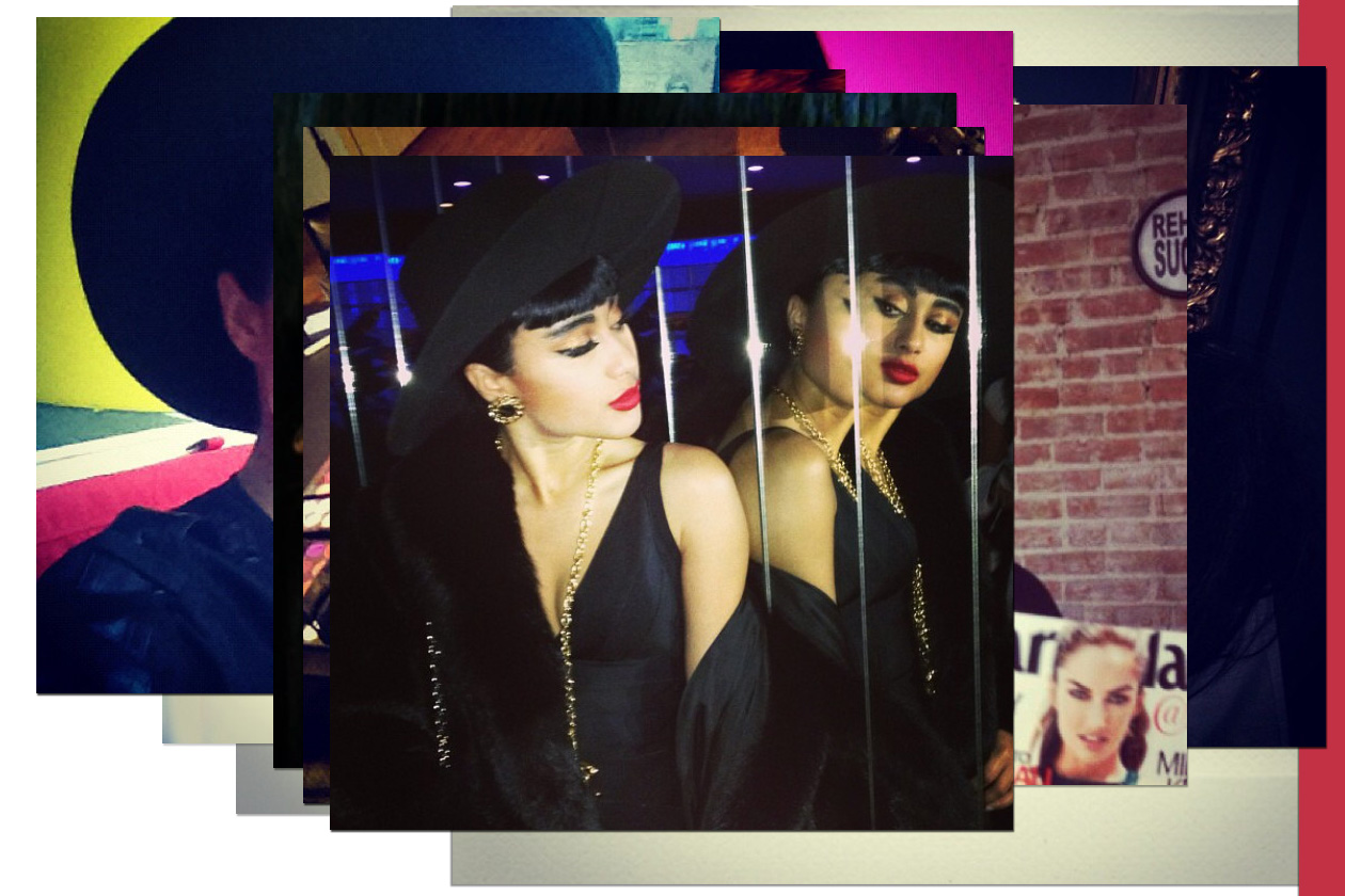 Must have nel beauty case di Natalia Kills? Un paio di ciglia finte