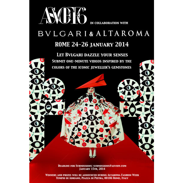 ASVOFF approda ad AltaRomaAltaModa con un nuovo video contest