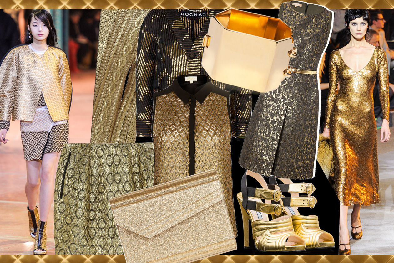 Moda: un inverno tutto d’oro