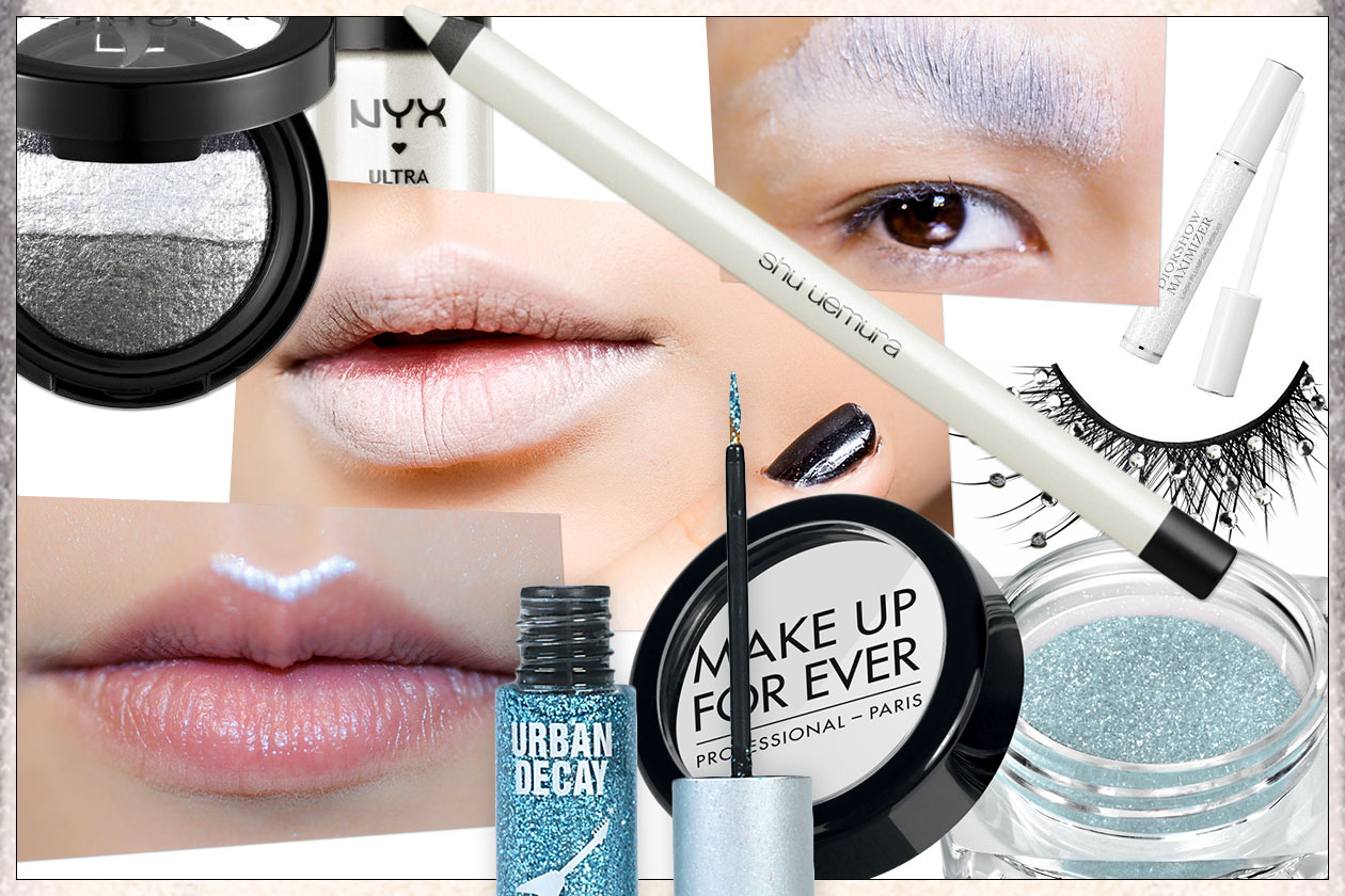Make up bianco, azzurro, ghiaccio: il trucco nei colori della neve