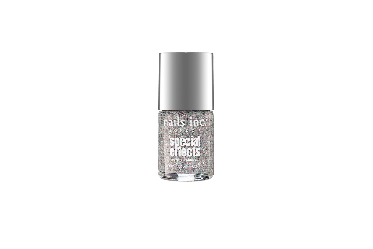 Beauty Frozen Nails Electric Lane Holographic Top Coat Nails Inc