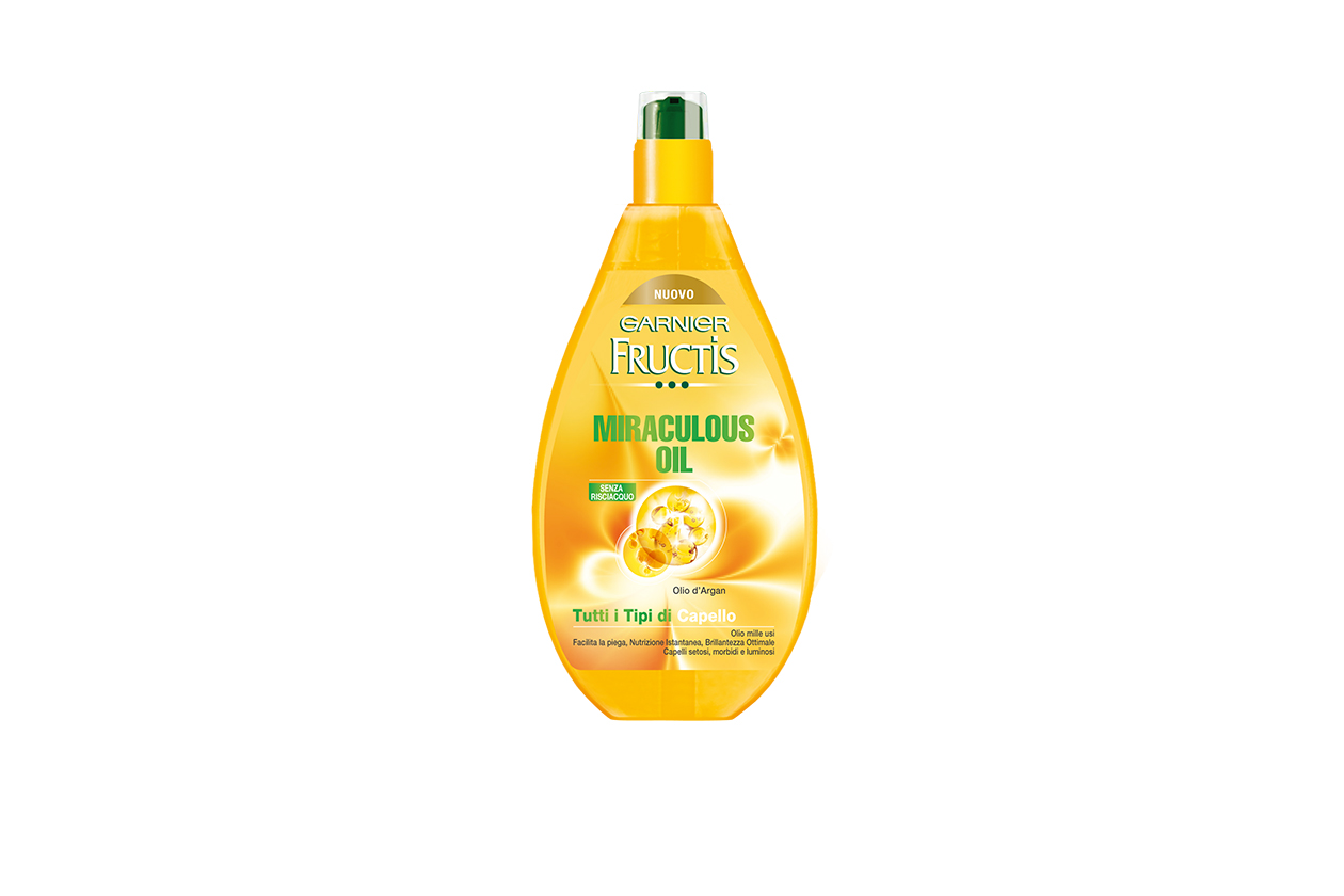 OLI E ALGHE MIRACOLOSE: ll Garnier Fructis Miraculous Oil può essere usato in qualsiasi momento della giornata