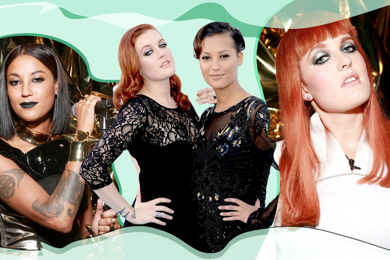 Icona pop beauty look: Caroline Hjelt e Aino Jawo, trucco metal e smokey eyes