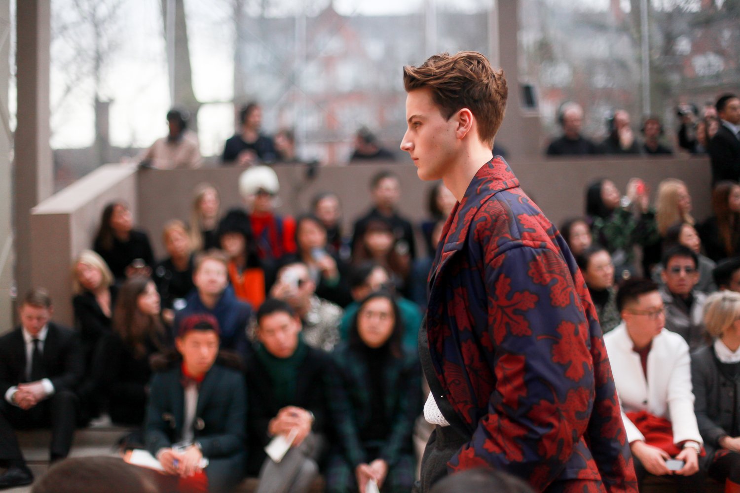 cappotto a fiori da Burberry Prorsum