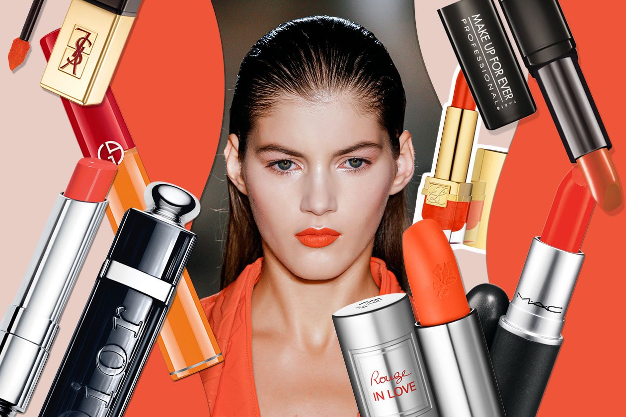 Beauty WE LOVE ORANGE LIPS Cover Collage