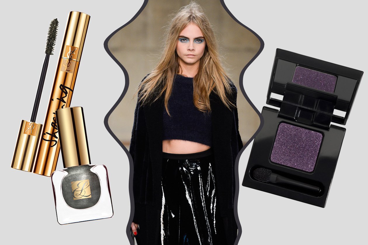 GIRLY BLACK: modo cosmopolita per Topshop Unique. Accenti forti per il beauty look (Diego Dalla Palma – Yves Saint Laurent – Estée Lauder)