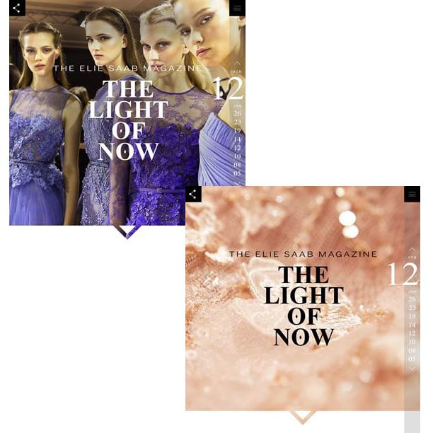 Elie Saab annuncia il suo primo magazine online “The Light of Now”