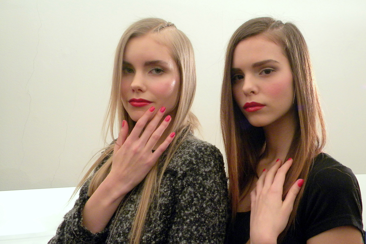 Aigner autunno/inverno 2014-15: il backstage nail, beauty & hair
