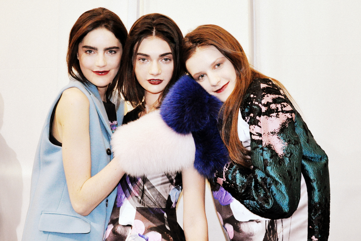 MSGM autunno/inverno 2014-15: il backstage beauty & hair