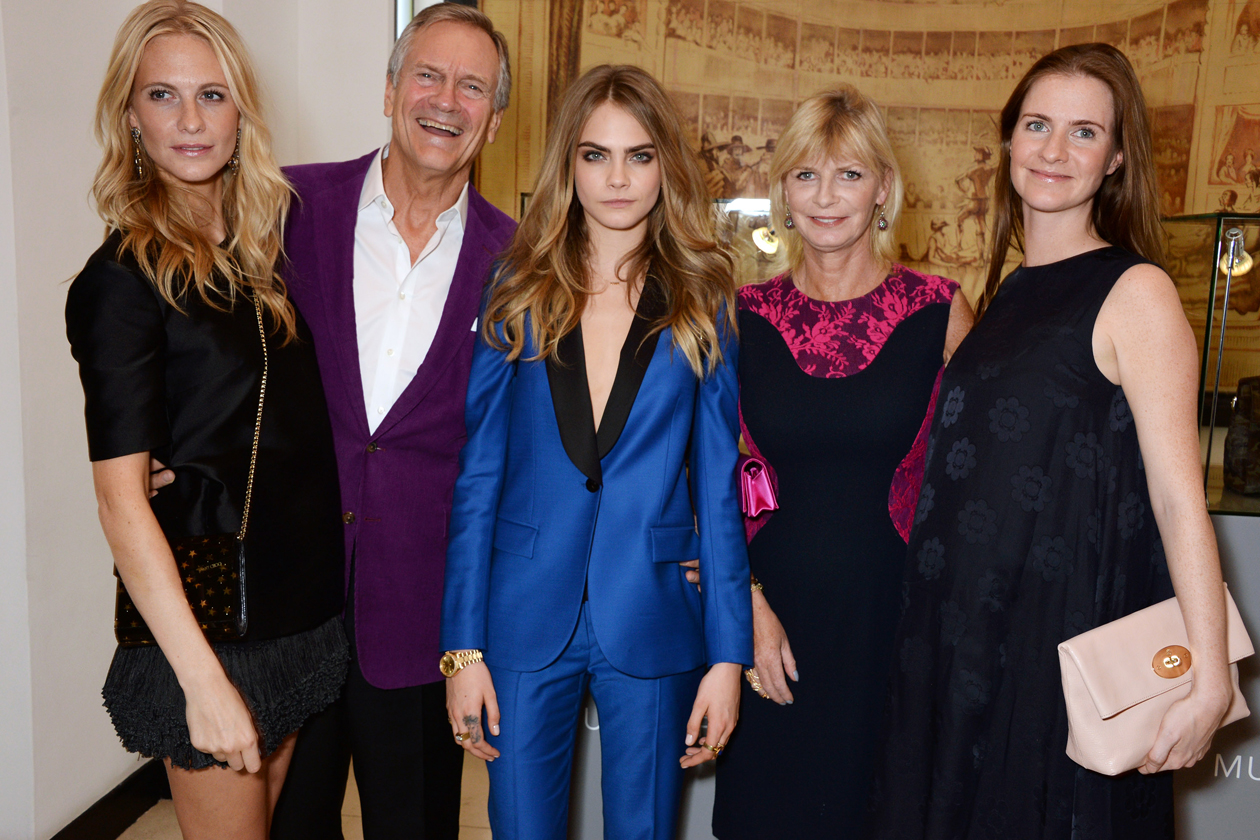 Poppy, Charles, Cara, Pandora and Chloe Delevingne