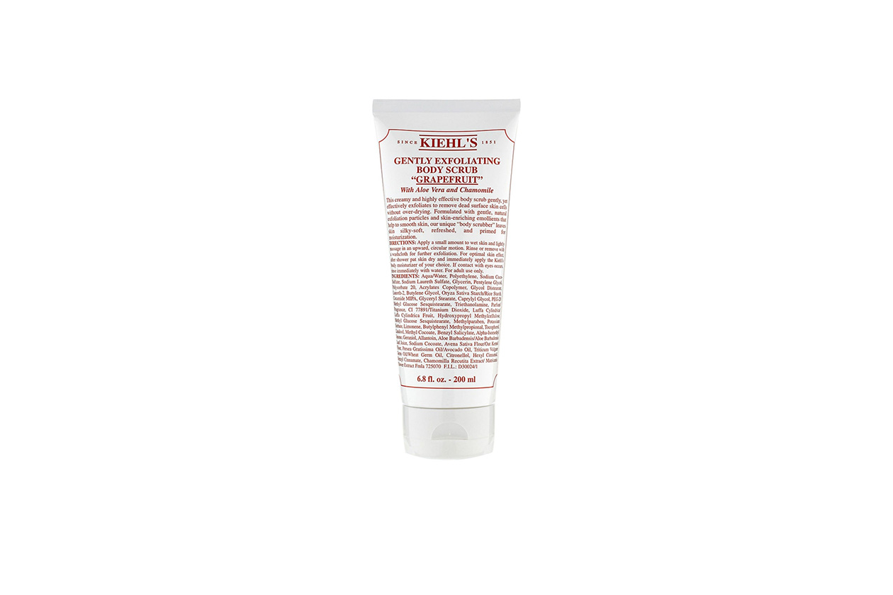 Beauty cura corpo pelle sensibile kiehl’s gently exfoliating body scrub