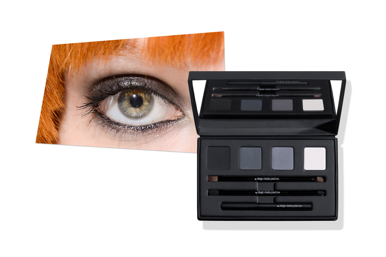 SHIMMER BLACK: punta su un classico il make up firmato Veronique Branquinho, facile da realizzare con la Palette di Diego Dalla Palma