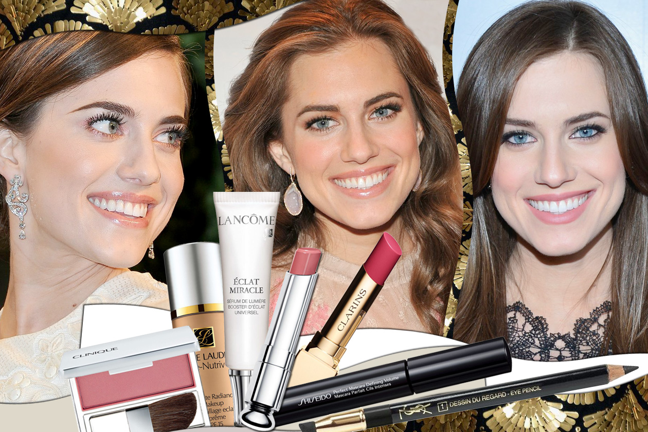 Allison Williams beauty look: sguardo da cerbiatta e labbra rosate