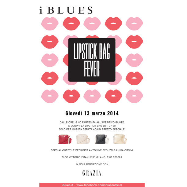 iBlues e TL-180 presentano la nuova Lipstick bag