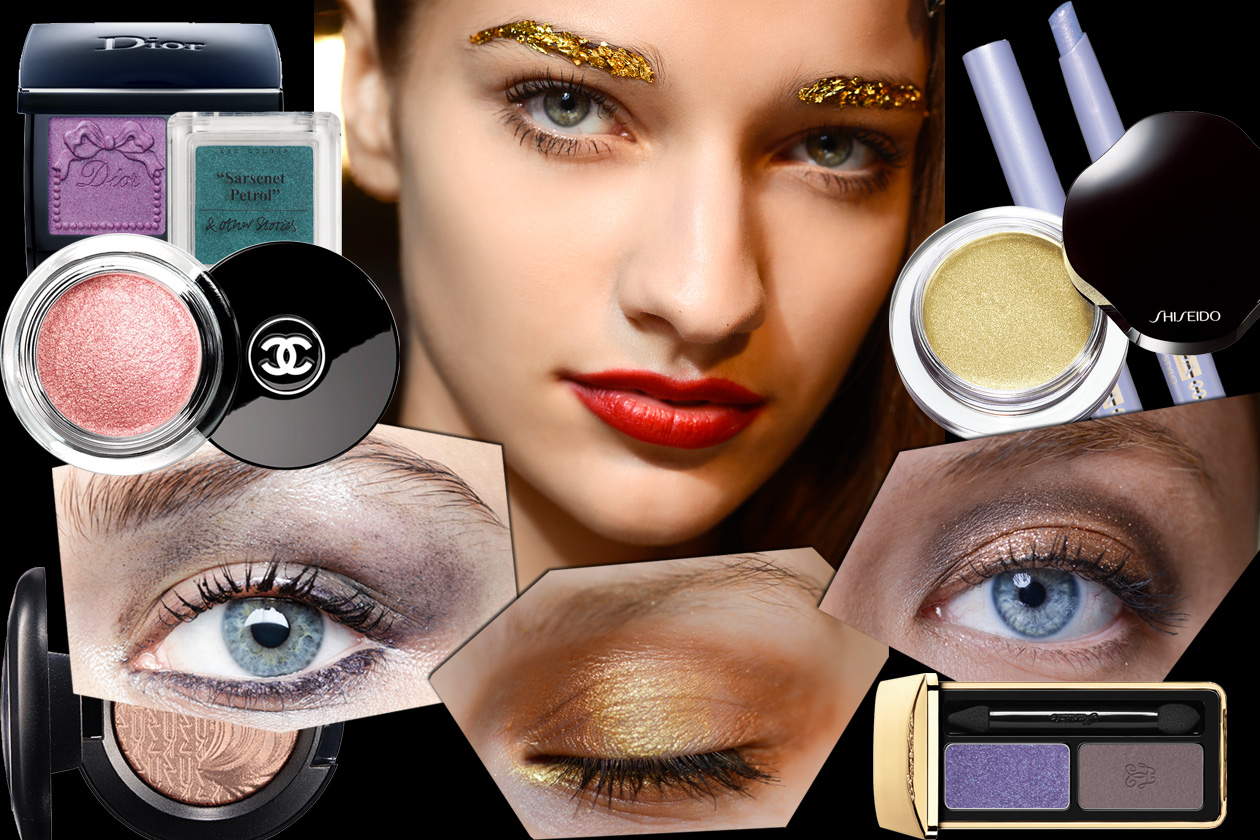 Smokey eyes metallici: tutte le sfumature preziose della Primavera/Estate 2014