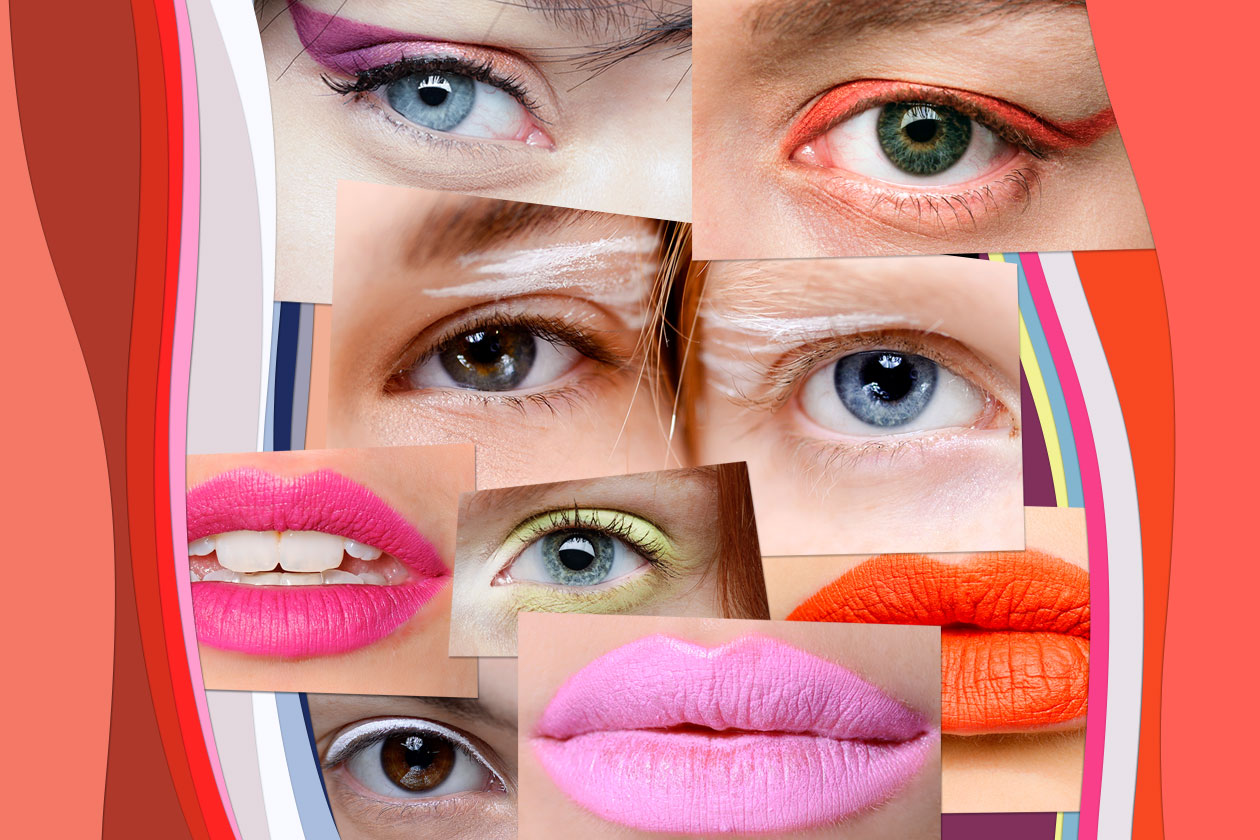 Color block smokey eyes per occhi e labbra full color: la tendenza primavera 2014