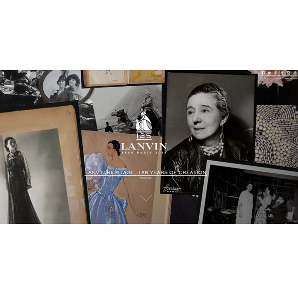 Lanvin festeggia 125 anni e per l’occasione ripercorre la propria storia online