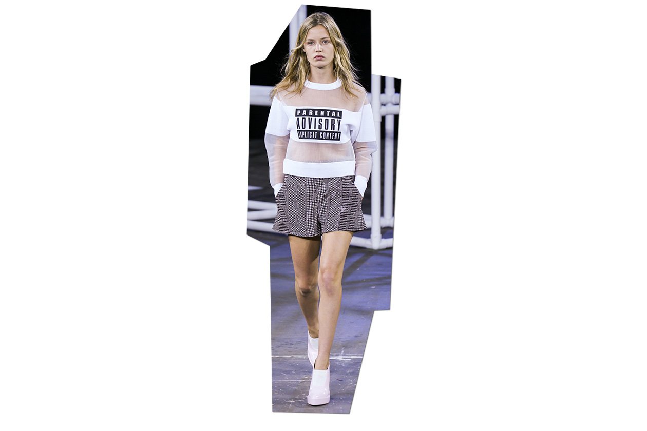 FASHION Top List See Through Alexander Wang ful W S14 N 047