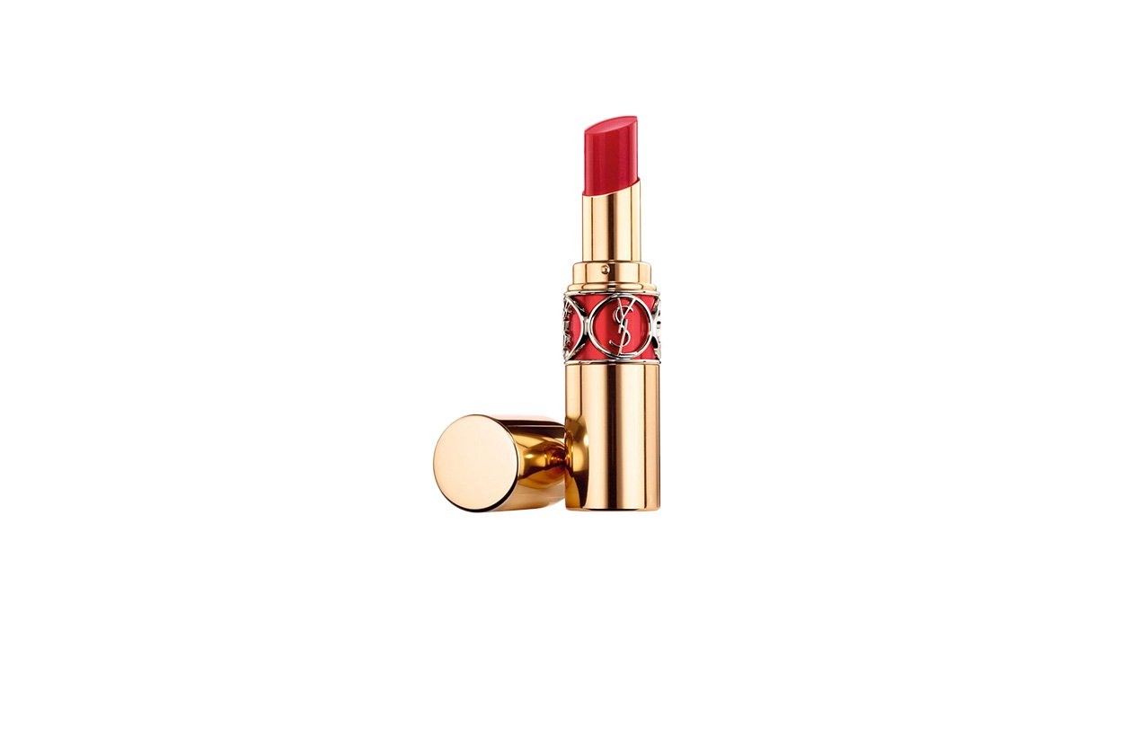 BEAUTY Daria Werbowy yves saint laurent Rouge Voluptè Shine rouge in danger