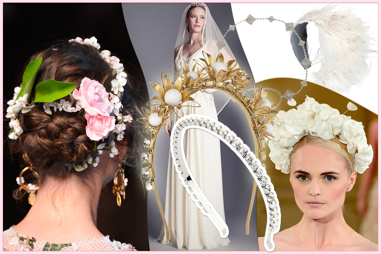 Fashion accessori per capelli sposa 00 Cover collage