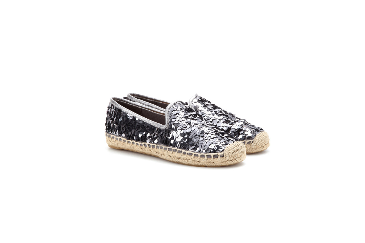 tory burch mytheresa Mischa sequinned espadrilles STANDARD