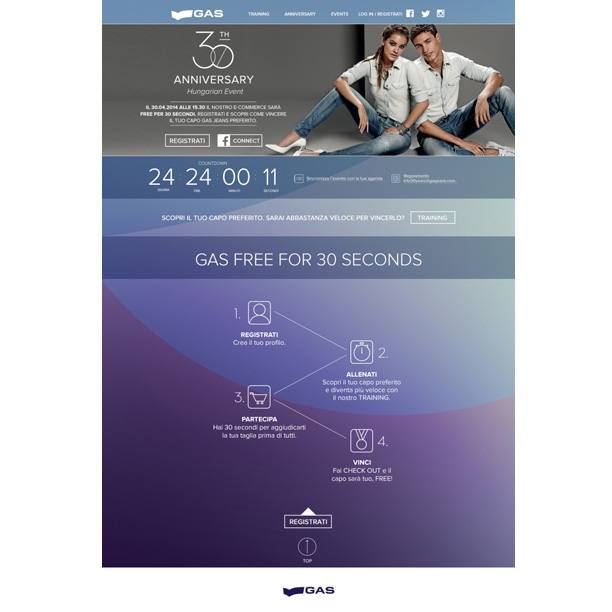 Gas compie trent’anni e presenta “Gas Free For 30 seconds”