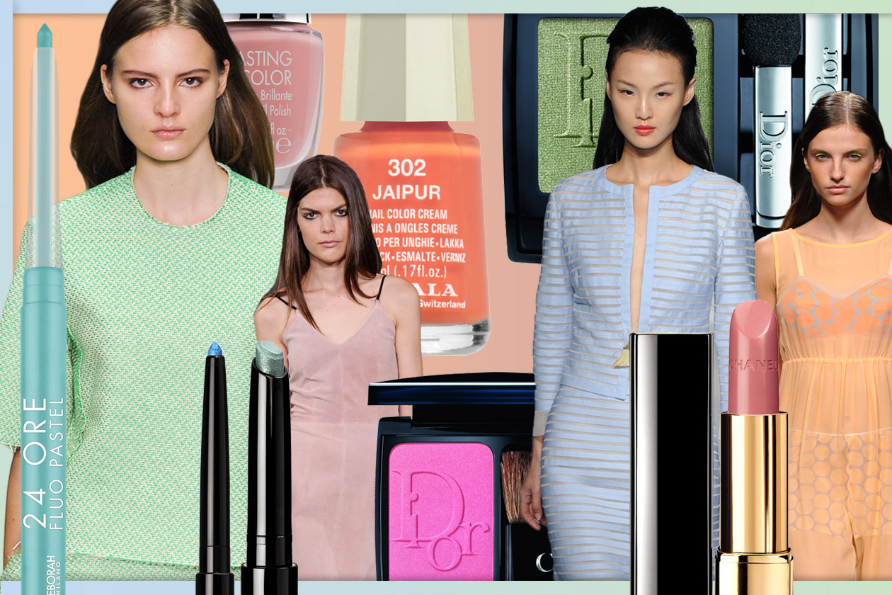 Trucco pastello: gli abbinamenti beauty& fashion di Grazia.IT