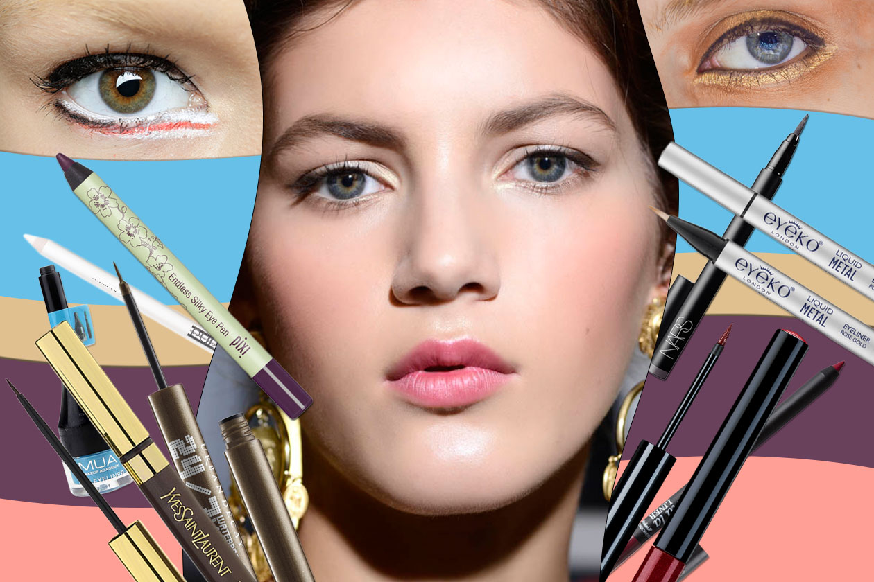 Eyeliner colorati: tutte le nuance di tendenza per la stagione P/E 2014