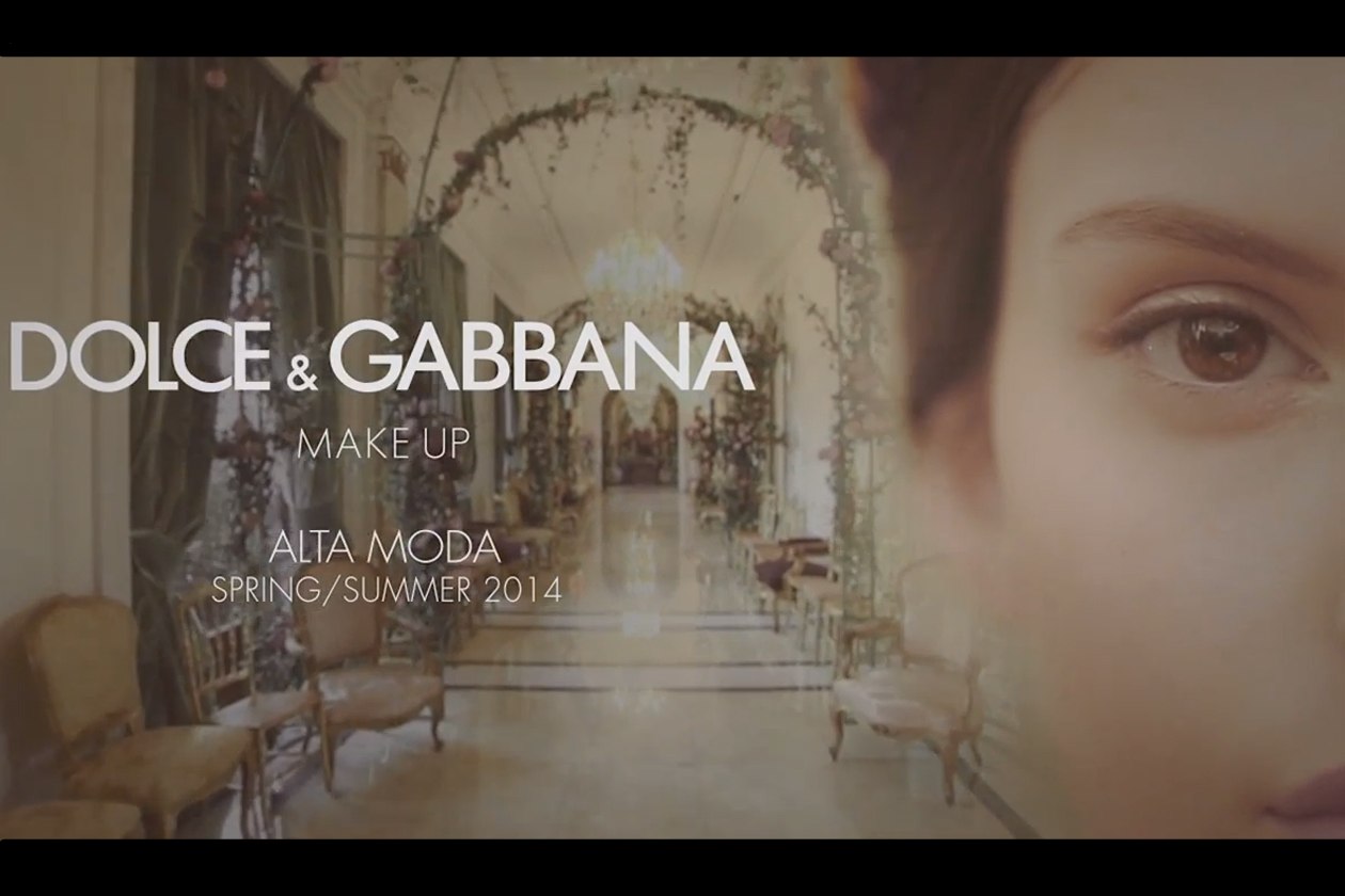 Dolce&Gabbana Alta Moda P/E 2014: il video make up