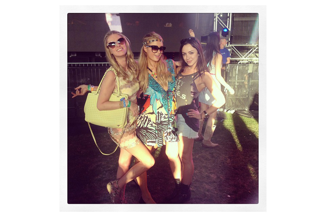 paris hilton coachella