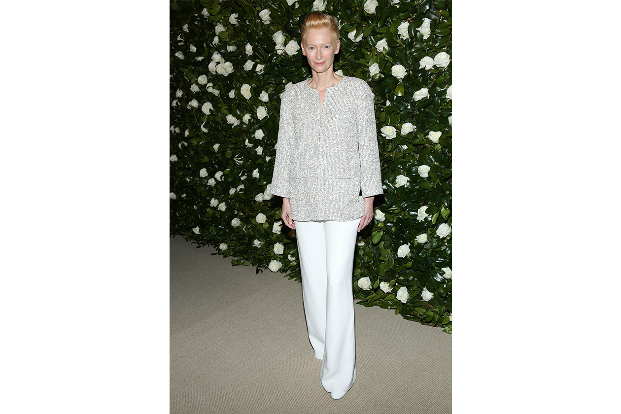 FASHION Tilda Swinton chanel spring moma benefit tribute to tilda