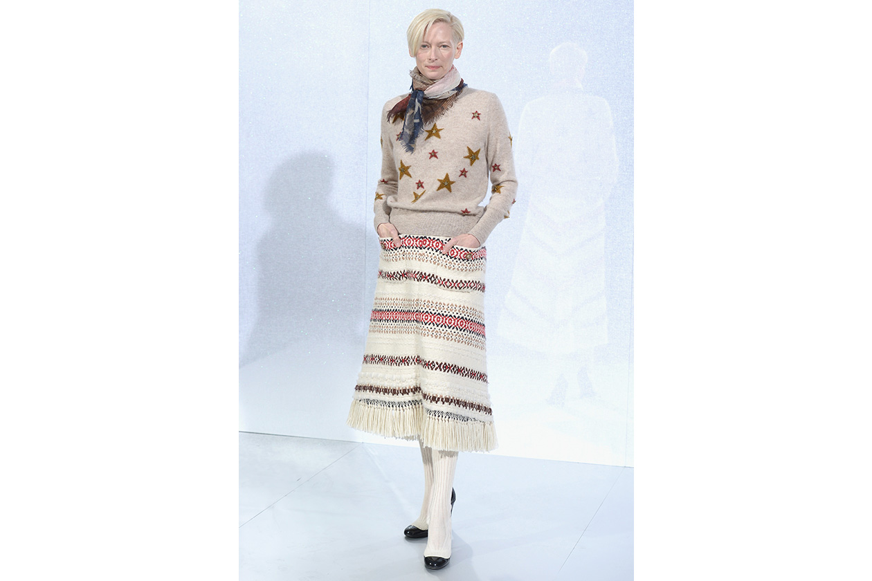 FASHION Tilda Swinton chanel pre fall 2014