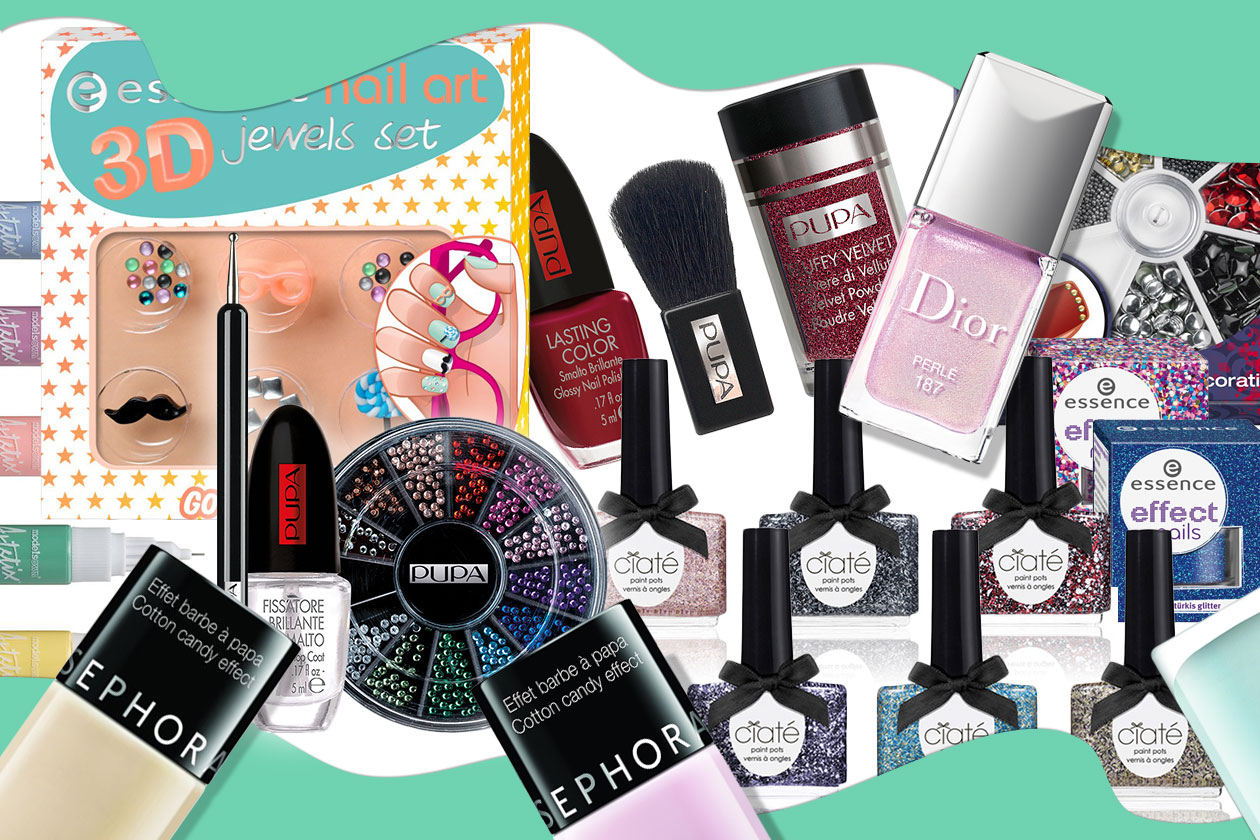 Unghie a effetti speciali con top coat e nail art kit: la selezione di Grazia.IT