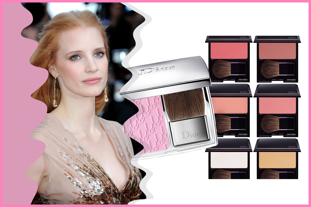 Bonne mine look per Jessica Chastain (Dior e Shiseido)