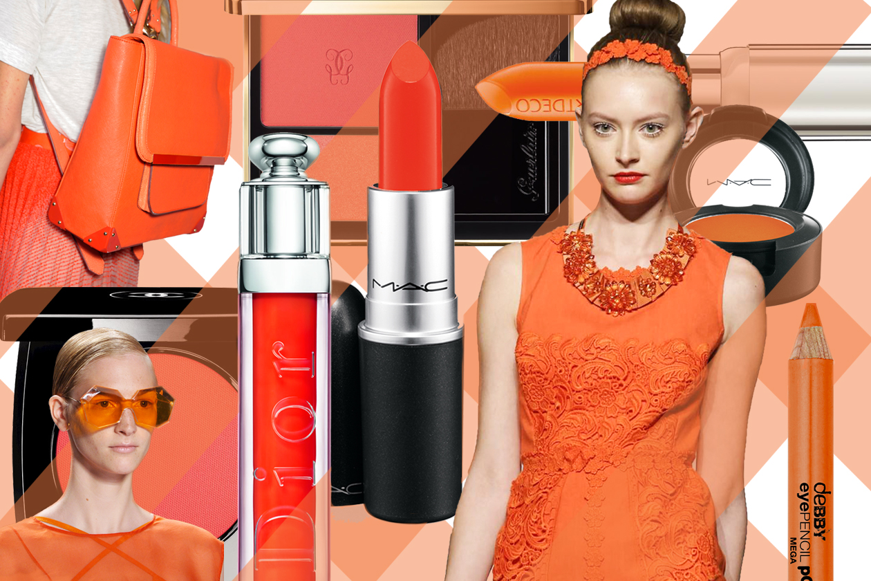 Celosia Orange è il colore di tendenza di questa primavera/estate 2014. Gli abbinamenti beauty&fashion di Grazia.IT