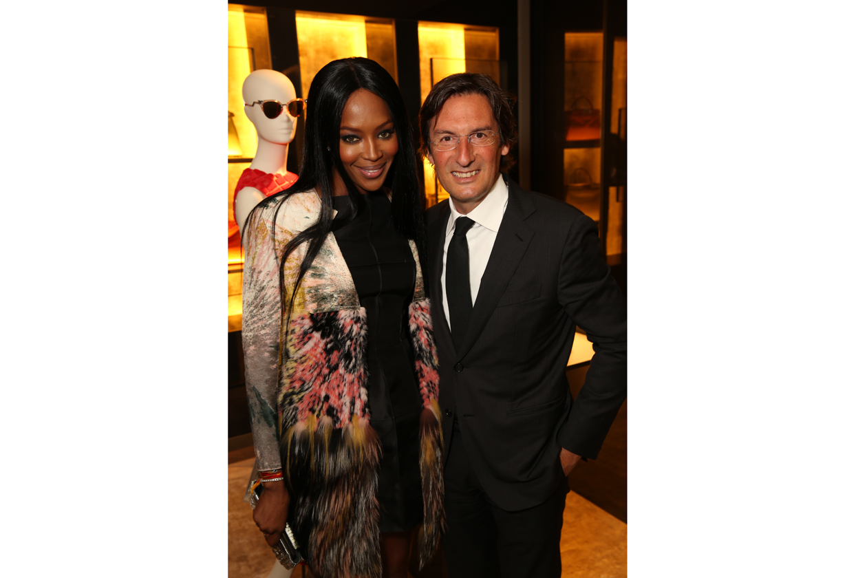 FENDI NBS OPENING NAOMI CAMPBELL & PIETRO BECCARI