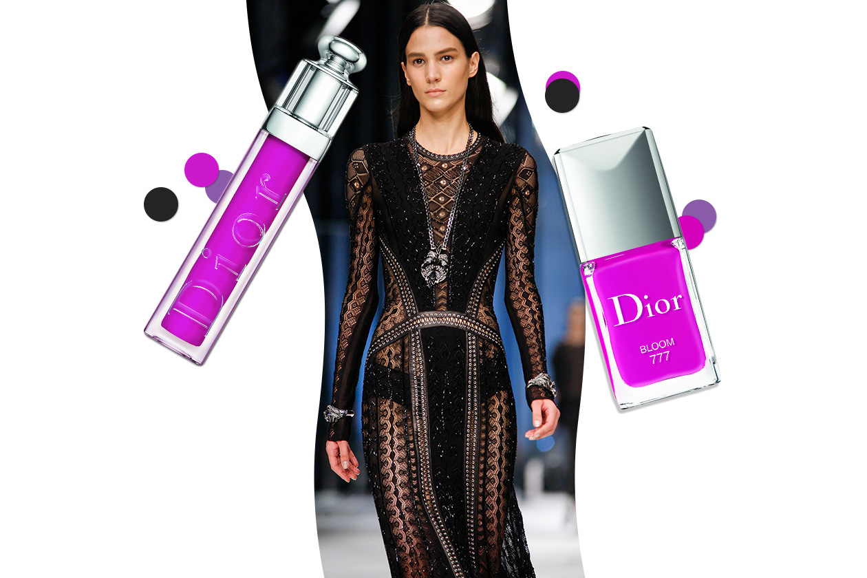 FLASH!: un abito sirena d’ispirazione gothic accostato a tinte decise (Roberto Cavalli –  Dior)
